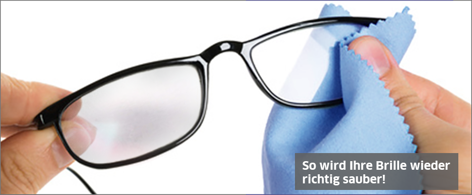 Wie pflege ich meine Brille richtig?, Brillenputztuch, Brille reinigen